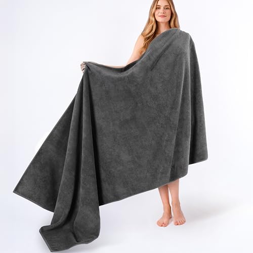 American Soft Linen 100% Cotton Luxury Turkish Towels, 40x80 XL Bath Sheet by AmericanSoftLinen