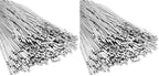 LEIFIDE 500 Pcs Stainless Steel Zip Ties 304 Metal Cable,11.8 Inch (Pack of 2) by LEIFIDE