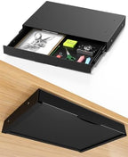 Under Desk Storage Drawer, 14.8" Wide Slide Out Under Desk Drawer by PUTILSENMOUNT