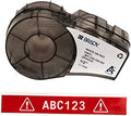 Brady Authentic (M21-500-595-RD) All-Weather Vinyl Label for Indoor/Outdoor ID, Lab and Equipment Labeling, White on Red- For M210, M210-LAB, M211, BMP21-PLUS and BMP21-LAB Printers, .5" W, 21' L by BradyCorp