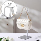 3-Pack Adjustable Tabletop Purse & Banner Display Stands, Silver - Image 5