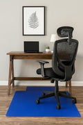 Rhino Mats, Rhino Hide Chair Mat (Lip Option), Office Computer Chair Mat for Hardwood, Tile, Laminate, Concrete and Vinyl Floors, Anti-Slip (Blue, 48”x60”-Lip2512) by RancoIndustriesInc