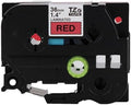 Brother P-Touch TZe-461CS Black Print on Red Label Tape 1.4” (36mm) Wide x 26.2’ (8m) Long by Unknown