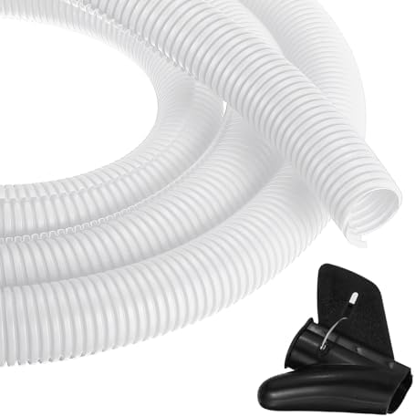MECCANIXITY 1 1/4" 10ft Split Wire Loom Tubing w/Installation Tool White by MECCANIXITY