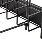 6-Tier Tabletop Book Rack, Heavy-Duty Metal Desktop Bookshelf Organizer, Foldable Magazine & File Holder Stand for Office, Home, Library, No Assembly Required, 44 lbs Capacity - Image 7