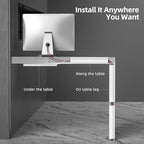 YECAYE 94.2 in Cable Management Under Desk,Easy Install Adhesive Mount Cord Hider,Cord Organizer,Wire Management,Wire Hider for Office Organization,Child & Pet Proof,White (Pack of 2) - Image 4