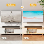 Mount-It! In-Wall TV Cable Management Kit with Power – Triple Outlet, Male Wall Plug and 5ft External & 9ft Behind the Wall Cords, Hand Saw – Easy, Safe Cable Management for TV and Home Theater Setups - Image 2