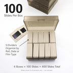 35mm Slide Storage Box, 4 Pack, 400-Slide Capacity - Image 5
