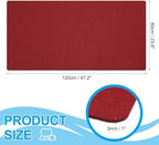 PATIKIL 47.2" x 23.6" Large Felt Desk Pad Protector, Non-Slip Desk Mat Full Table Mouse Pad Keyboard Mats for Laptop Computer Writing Desk Table Gaming Home, Wine Red - Image 2