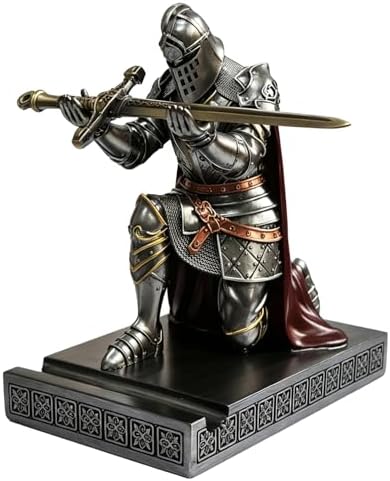 Knight Pen Holder Desk Organizer Office Decor Letter Opener for Desk Iron - Image 5