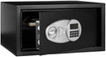 Amazon Basics Steel Security Safe Box with Digital Keypad, for Valuables, Cash, Jewelry, Documents, Removable Shelf, Black, 1 Cubic Foot, 16.9"x14.6"x9.1" (WxDxH) by AmazonBasics