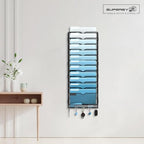 13-Tier Hanging Wall File Organizer with Hooks for Office Organization - Image 2