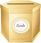 ROSEGLD Gold Card Box, Card Receiving Box 12x10x10 Inches by ROSEGLD