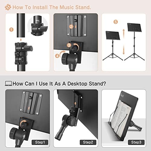 Ramzi Music Stand For Sheet Music - Image 5