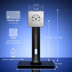 Single VESA Monitor Stand for Monitor Weight 4.8-7.8 lb, 21-24″ - Image 6