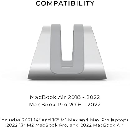 HumanCentric Vertical Laptop Stand Compatible with MacBook Pro & Air - Image 4