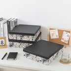 Soul & Lane - Floral Jumbo Scrapbook Storage Boxes with Lids, Set of 3 - Image 4
