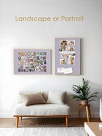 Fabric Bulletin Board 40x30 inches, Golden Aluminum Framed Wall Pin Board - Image 4