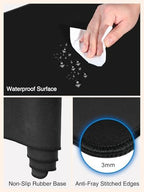 Magnetic Wireless Charging Mouse Pad, 31.5"x11.8" Large Desk Mat - Image 6