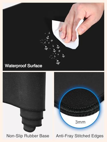 Magnetic Wireless Charging Mouse Pad, 31.5"x11.8" Large Desk Mat - Image 6