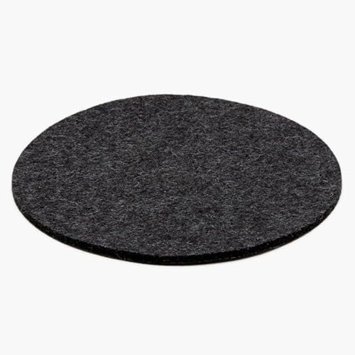 Graf Lantz - Trivets for Hot Dishes - Heat Resistant 100% Merino Wool - Hot Pads for Kitchen, Countertops, Tables, Sizzling Dishes, Pots & Pans - Home Decor, Kitchen Accessories - 12", Charcoal by GrafLantz