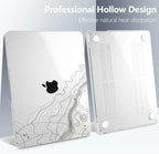 Batianda Case for MacBook Air 13.6" 2026 M5 M4 M3 M2 Chip,Topographic Lines - Image 6