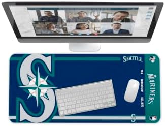 SOAR MLB Official Established Primary Logo Wordmark Home Office Desk Pad Mouse Pad Mat 35" x 16" (Seattle Mariners, Seattle Mariners) by OuterstuffFIFAWorldCup