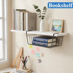 6 Pcs Under Shelf Basket, Slide in Wire Hanging Storage Baskets - Image 4