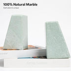 Marble Bookends for Heavy Books, 11LB Decorative Bookends for Shelves - Image 4