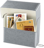 Lineco Archival Document Storage Box, Gray, 15.5" x 12.5" x 5" - Image 5