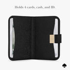 kate spade new york Deco Magnetic Card Holder/Wallet - Black - Image 4