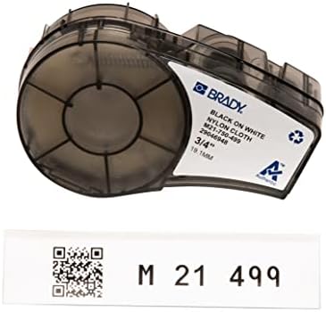 Brady Authentic (M21-750-499) Multi-Purpose Nylon Label, .75" Width, 16' Length & Authentic (M21-375-499) Multi-Purpose Nylon Label, .375" W, 16' L - Image 2