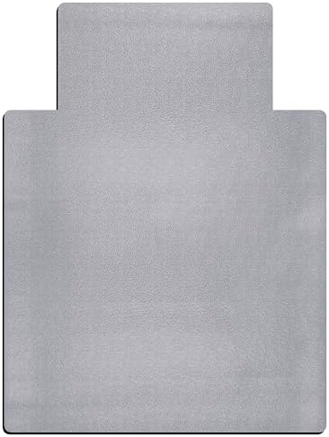 Rhino Mats, Rhino Hide Chair Mat (Lip Option), Office Computer Chair Mat for Hardwood, Tile, Laminate, Concrete and Vinyl Floors, Anti-Slip (Gray, 48”x60”-Lip2512) - Image 5