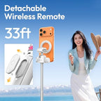 ULANZI MT44M Auto Open Magnetic Phone Tripod, 59" Selfie Stick with Remote - Image 6