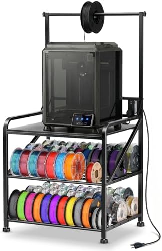 AHOWPD 3D Printer Stand with Filament Storage, Sturdy Heavy Duty Workbench by AHOWPD