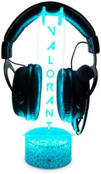 Personalized LED Headphone Stand, Custom Gamertag Headset Holder with Name, RGB Gamer Light Sign, Streamer Headphone Stand, Gaming Desk Accessory, Gamer Room Decor Gift by SAFESYZ
