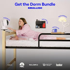 BedShelfie Bedside Shelf for Dorm Room - Dorm Essential 2.0, Black - Image 5