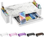 WALI Computer Monitor Stand with Storage and Pen Holder by WALI