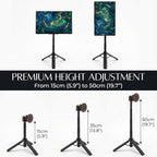 Portable Travel Monitor Stand Magnetic Metal Tripod for Monitor/iPad/iPhone - Image 4