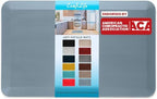 ComfiLife Anti Fatigue Floor Mat – 3/4 Inch Thick Perfect Kitchen Mat, Standing Desk Mat – Comfort at Home, Office, Garage – Durable – Stain Resistant – Non-Slip Bottom (24" x 70", Denim) by ComfiLife