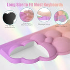 Ergonomic Wrist Rest for Keyboard, Soft Memory Foam Cloud Keyboard Stand - Image 5