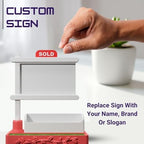Custom Real Estate Business Card Holder – Professional Desk Organizer for Realtors, Brokers, Agents, Reception Desk Display, Office Accessory & Client Gift (Design 31) - Image 4