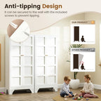 Yizosh Metal Storage Cabinet with 2 Doors and 4 Adjustable Shelves - Image 7
