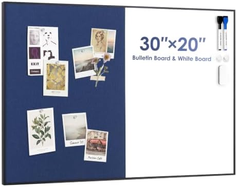 ARCOBIS Cork Board White Board Combo for Wall by ARCOBIS