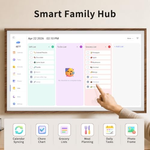 32"Digital Calendar Smart Calendar Electronic Calendar for Wall - Image 3