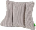 Lumbar Support Pillow 3 Section Back Pillow Office Chair for Back Support Comfortable Lumbar Cushion for Car Seat Pain Relief Sofa Rest (Grey) by Unknown