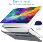 Mektron Case for 13.8" Microsoft Surface Laptop 8/7 (2026/2024) Surface Laptop 13.8 Inch Cover Fits Model 2036, Keyboard Cover +Screen Protector +Dust Plugs, Rainbow Cosmic - Image 3