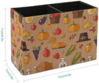 desk organizers and accessories Turkey Chili Peppers Mushrooms Eggplant Cowboy Hat Stackable Sturdy Pouch,Home with Multi Size - Image 6