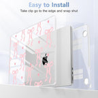 Case for 2026/2025/2024/2023 MacBook Air 15-inch Laptop Release M5 A3448 /M4 A3241 /M3 A3114 /M2 A2941, Stylish Protective Hard Shell Cover for MacBook Air 15.3 inch, Bow - Image 5