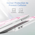 4-in-1 Hard Case for 2026 MacBook Neo 13 (A3404), Bows-Stripe - Image 3